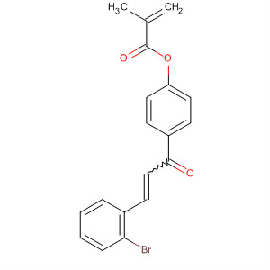 2-Propenoic acid, 2-methyl-,4-[3-(2-bromophenyl)-1-oxo-2-propenyl]phenyl ester