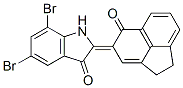 5,7-Dibromo-2-(1,2-dihydro-5-oxoacenaphthylen-4(5H)-ylidene)-1H-indol-3(2H)-one