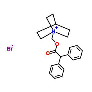 1-{[(diphenylacetyl)oxy]methyl}-1-azoniabicyclo[2.2.2]octane bromide