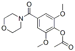4-(4-Acetoxy-3,5-dimethoxybenzoyl)morpholine