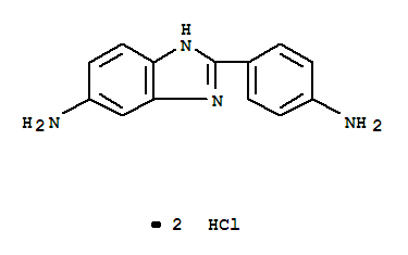2-(4-aminophenyl)-6-ammonio-1H-3,1-benzimidazol-3-ium dichloride