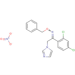Ethanone, 1-(2,4-dichlorophenyl)-2-(1H-imidazol-1-yl)-,O-(phenylmethyl)oxime, mononitrate