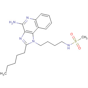 Methanesulfonamide,N-[4-(4-amino-2-pentyl-1H-imidazo[4,5-c]quinolin-1-yl)butyl]-