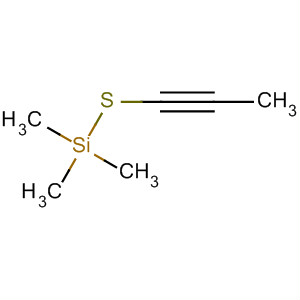 Silane, trimethyl(1-propynylthio)-