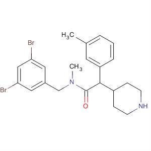 4-Piperidineacetamide,N-[(3,5-dibromophenyl)methyl]-N-methyl-4-(2-methylphenyl)-