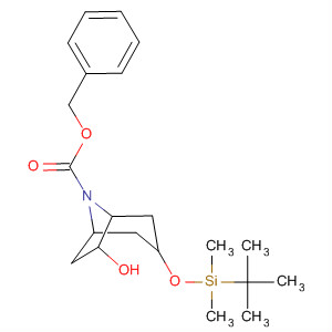 8-Azabicyclo[3.2.1]octane-8-carboxylic acid,3-[[(1,1-dimethylethyl)dimethylsilyl]oxy]-6-hydroxy-, phenylmethyl ester,(1R,3R,5R,6S)-