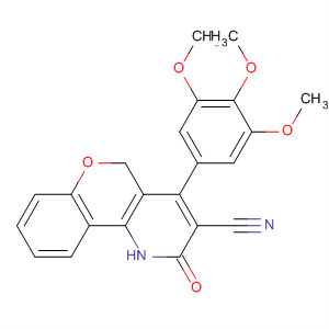 2H-[1]Benzopyrano[4,3-b]pyridine-3-carbonitrile,1,5-dihydro-2-oxo-4-(3,4,5-trimethoxyphenyl)-