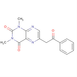 2,4(1H,3H)-Pteridinedione, 1,3-dimethyl-6-(2-oxo-2-phenylethyl)-