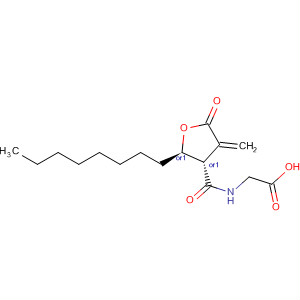 Glycine,N-[[(2R,3S)-tetrahydro-4-methylene-2-octyl-5-oxo-3-furanyl]carbonyl]-,rel-