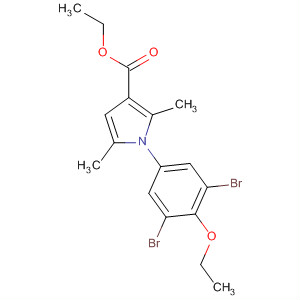 1H-Pyrrole-3-carboxylic acid,1-(3,5-dibromo-4-ethoxyphenyl)-2,5-dimethyl-, ethyl ester