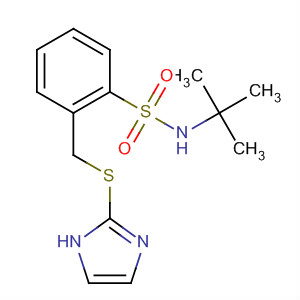 Benzenesulfonamide,N-(1,1-dimethylethyl)-2-[(1H-imidazol-2-ylthio)methyl]-