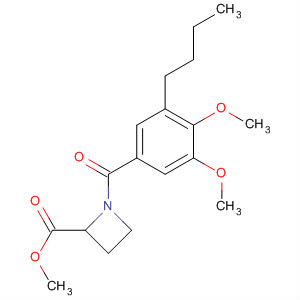 2-Azetidinecarboxylic acid, 1-(3-butyl-4,5-dimethoxybenzoyl)-, methylester, (2R)-