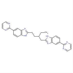 1H-Benzimidazole,2-[2-ethyl-4-[5-(2-pyrimidinyl)-1H-benzimidazol-2-yl]butyl]-5-(2-pyrimidinyl)-