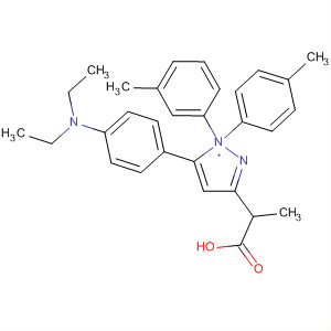 1H-Pyrazole-3-propanoic acid,5-[4-(diethylamino)phenyl]-a-(3-methylphenyl)-1-(4-methylphenyl)-