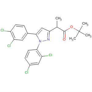 1H-Pyrazole-3-propanoic acid,1-(2,4-dichlorophenyl)-5-(3,4-dichlorophenyl)-, 1,1-dimethylethyl ester