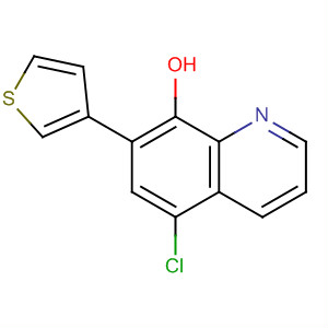 8-Quinolinol, 5-chloro-7-(3-thienyl)-