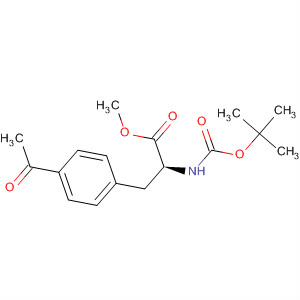 Phenylalanine, 4-acetyl-N-[(1,1-dimethylethoxy)carbonyl]-, methyl ester