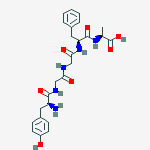 L-Alanine, N-[N-[N-(N-L-tyrosylglycyl)glycyl]-L-phenylalanyl]-