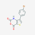 2H-Thieno[3,2-d][1,3]oxazine-2,4(1H)-dione, 7-(4-bromophenyl)-