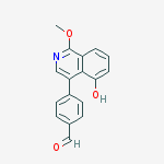 Benzaldehyde, 4-(5-hydroxy-1-methoxy-4-isoquinolinyl)-