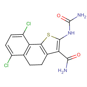 Naphtho[1,2-b]thiophene-3-carboxamide,2-[(aminocarbonyl)amino]-6,9-dichloro-4,5-dihydro-
