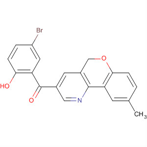 Methanone,(5-bromo-2-hydroxyphenyl)(9-methyl-5H-[1]benzopyrano[4,3-b]pyridin-3-yl)-