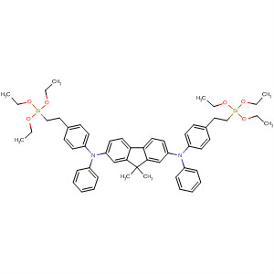 9H-Fluorene-2,7-diamine,9,9-dimethyl-N,N'-diphenyl-N,N'-bis[4-[2-(triethoxysilyl)ethyl]phenyl]-