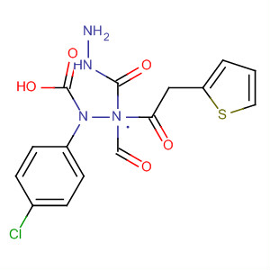 2-Thiopheneethanehydrazonic acid, N-(4-chlorophenyl)-a-oxo-,2-formyl-2-methylhydrazide