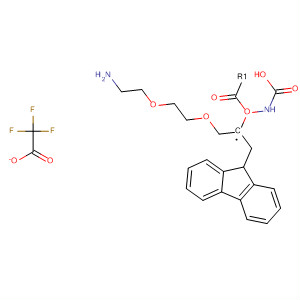 Carbamic acid, [2-[2-(2-aminoethoxy)ethoxy]ethyl]-,9H-fluoren-9-ylmethyl ester, trifluoroacetate