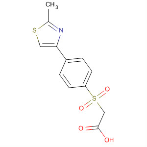 Acetic acid, [[4-(2-methyl-4-thiazolyl)phenyl]sulfonyl]-