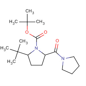 1-Pyrrolidinecarboxylic acid,2-(1,1-dimethylethyl)-5-(1-pyrrolidinylcarbonyl)-, 1,1-dimethylethyl ester,(2S,5S)-