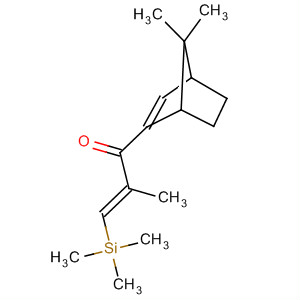 2-Propen-1-one,1-(7,7-dimethylbicyclo[2.2.1]hept-2-en-2-yl)-2-methyl-3-(trimethylsilyl)-,(2E)-
