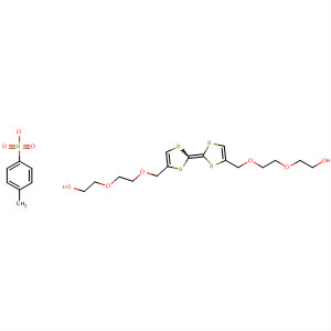 Ethanol,2-[2-[[2-[4-[[2-(2-hydroxyethoxy)ethoxy]methyl]-1,3-dithiol-2-ylidene]-1,3-dithiol-4-yl]methoxy]ethoxy]-, 1-(4-methylbenzenesulfonate)