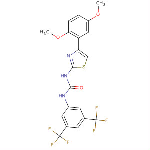 Urea,N-[3,5-bis(trifluoromethyl)phenyl]-N'-[4-(2,5-dimethoxyphenyl)-2-thiazolyl]-