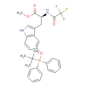 L-Tryptophan, 5-[[(1,1-dimethylethyl)diphenylsilyl]oxy]-N-(trifluoroacetyl)-,methyl ester