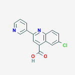 6-CHLORO-2-PYRIDIN-3-YLQUINOLINE-4-CARBOXYLIC ACID