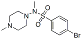 p-Bromo-N-methyl-N-(4-methyl-1-piperazinyl)benzenesulfonamide