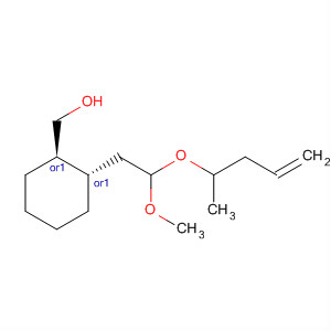 Cyclohexanemethanol, 2-[2-methoxy-2-(4-pentenyloxy)ethyl]-,(1R,2S)-rel-