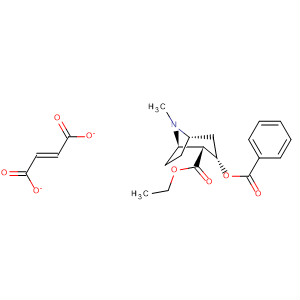 8-Azabicyclo[3.2.1]octane-2-carboxylic acid, 3-(benzoyloxy)-8-methyl-,ethyl ester, (1R,2R,3S,5S)-, (2E)-2-butenedioate (1:1)