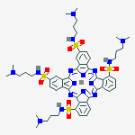 [N,N,N,N-tetrakis[3-(dimethylamino)propyl]-29H,31H-phthalocyaninetetrasulphonamidato(2-)-N29,N30,N31,N32]copper