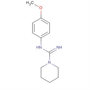 1-Piperidinecarboximidamide, N-(4-methoxyphenyl)-