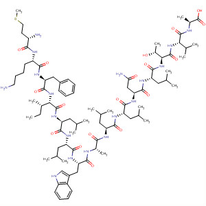 L-Alanine,L-methionyl-L-lysyl-L-phenylalanyl-L-isoleucyl-L-leucyl-L-leucyl-L-tryptophyl-L-alanyl-L-leucyl-L-leucyl-L-asparaginyl-L-leucyl-L-threonyl-L-valyl-