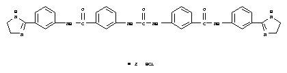 N-[3-(4,5-dihydro-1H-imidazol-2-yl)phenyl]-3-{[(3-{[3-(4,5-dihydro-1H-imidazol-2-yl)phenyl]carbamoyl}phenyl)carbamoyl]amino}benzamide