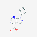 1-phenyl-1H-pyrazolo[3,4-d]pyrimidine-4-carboxylic acid