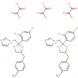 1H-Imidazole,1-[[2-(2,4-dichlorophenyl)-4-[(4-methylphenyl)methyl]-1,3-dioxolan-2-yl]methyl]-, cis-, ethanedioate (2:3)