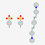 1,1'-[benzene-1,4-diylbis(ethene-2,1-diylbenzene-4,1-diyl)]dipyridinium bis(4-methylbenzenesulfonate)