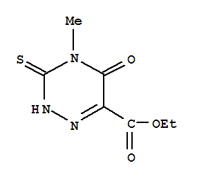 ethyl 4-methyl-5-oxo-3-thioxo-2,3,4,5-tetrahydro-1,2,4-triazine-6-carboxylate