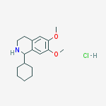 1-CYCLOHEXYL-6,7-DIMETHOXY-1,2,3,4-TETRAHYDROISOQUINOLINE HYDROCHLORIDE