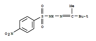 4-nitro-N'-[(1Z)-1,2,2-trimethylpropylidene]benzenesulfonohydrazide