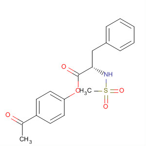 L-Phenylalanine, N-(methylsulfonyl)-, 4-acetylphenyl ester